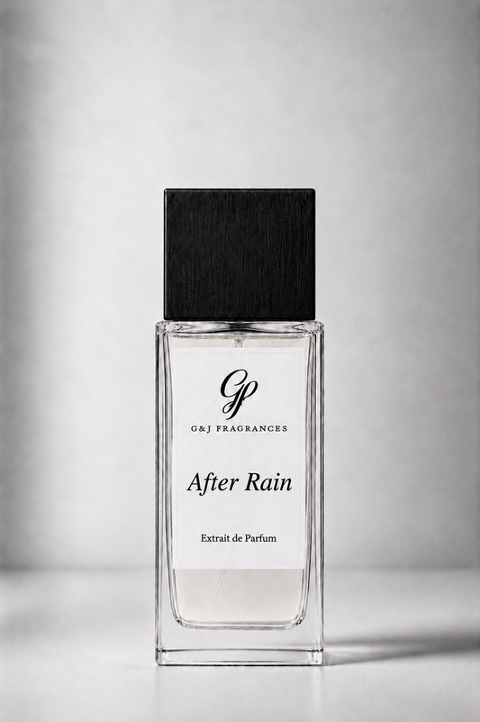 After Rain- Unisex Aquatic Ginger and Woodsy 50mL Extrait de Parfum Fresh Citrus Notes Modern Base Cologne G&J Fragrances