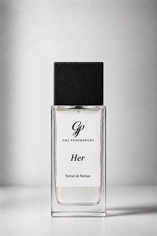 Her- Women's 50ml Extrait de parfum rose jasmine peach and mandarin