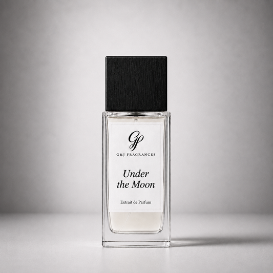 Under the Moon- Unisex Rose Vanilla Oud and Strawberry 50mL Extra-it de Parfum Rich Warm and Refined Fragrance G&J Fragrances