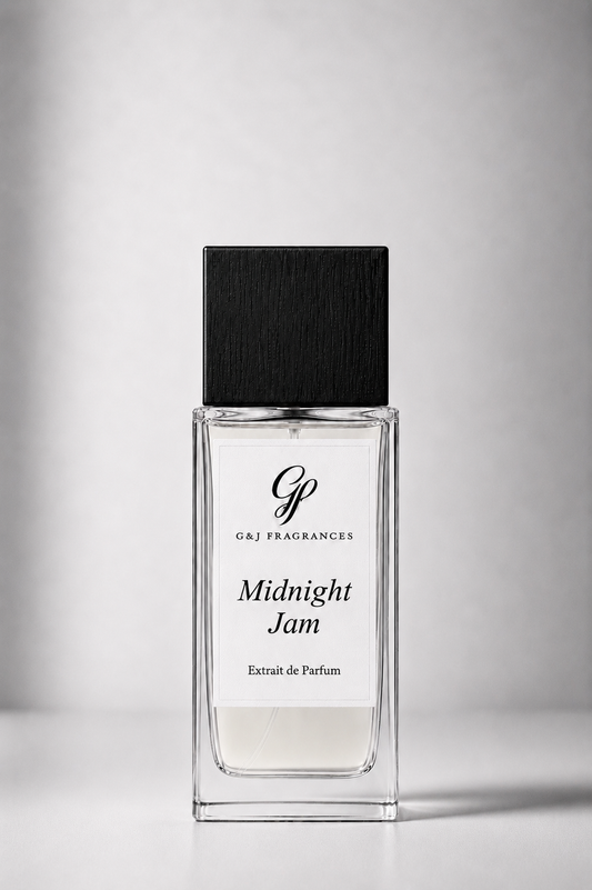 Midnight Jam- Women’s Raspberry Musk Vanilla 50 mL Extrait de Parfum Bold Sweet Slightly Mysterious Fragrance G&J Fragrances