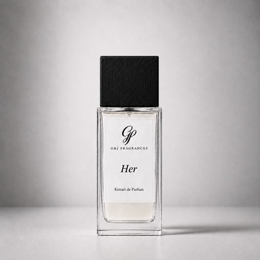 Her- Women's 50ml Extrait de parfum rose jasmine peach and mandarin