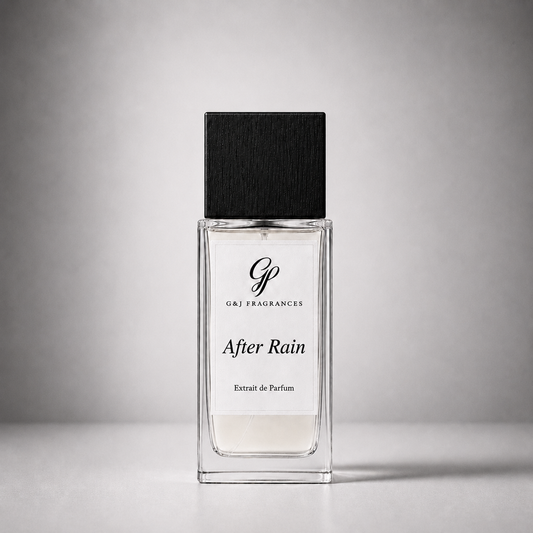 After Rain- Unisex Aquatic Ginger and Woodsy 50mL Extrait de Parfum Fresh Citrus Notes Modern Base Cologne G&J Fragrances