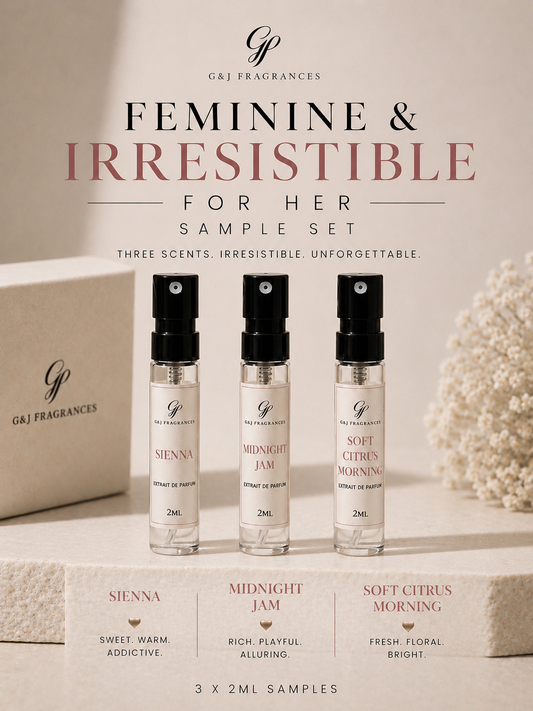 Feminine & Irresistible Sample Set – 3 x 2mL Samples