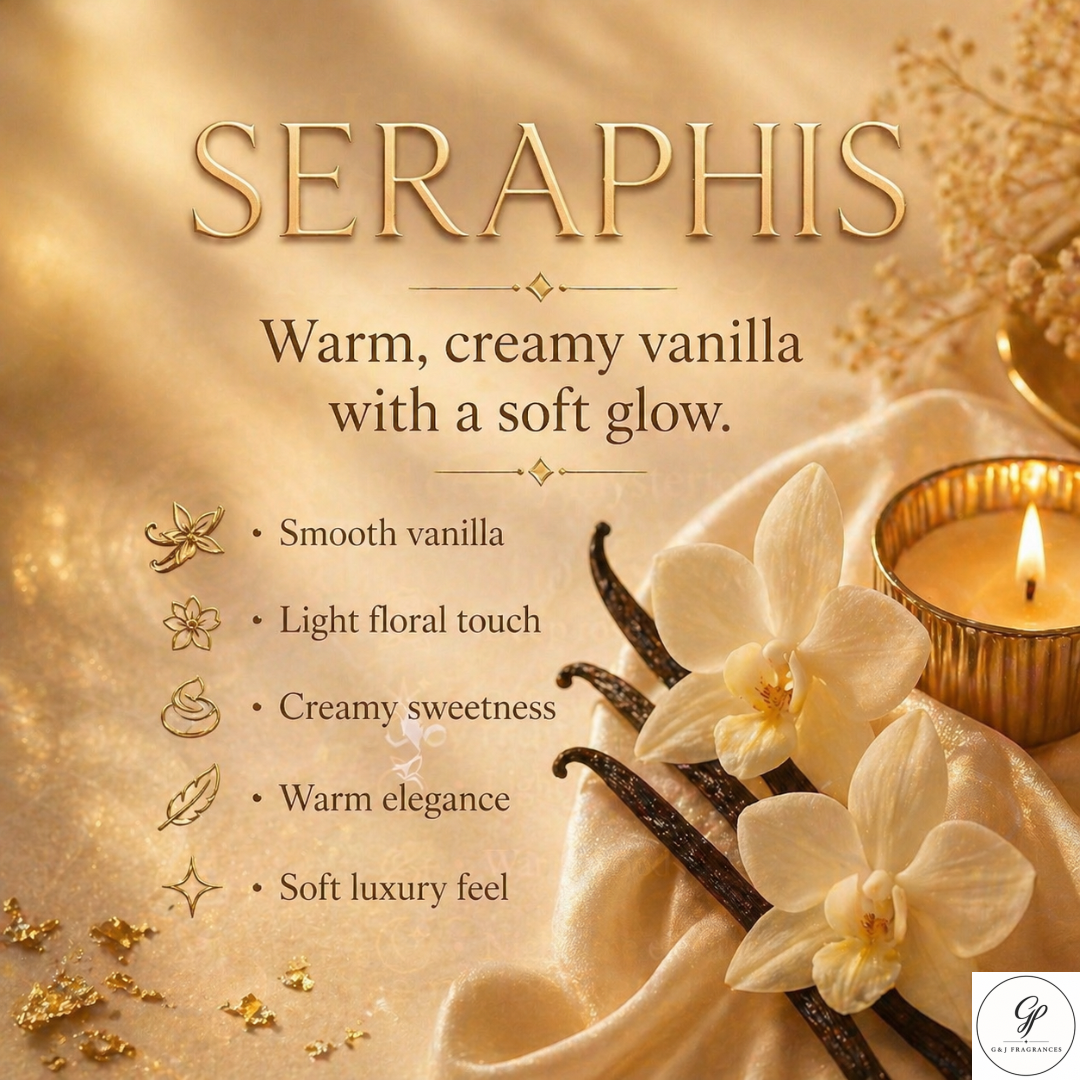 Seraphis- Men's 50ml Extrait de parfum dark vanilla with orange blossom