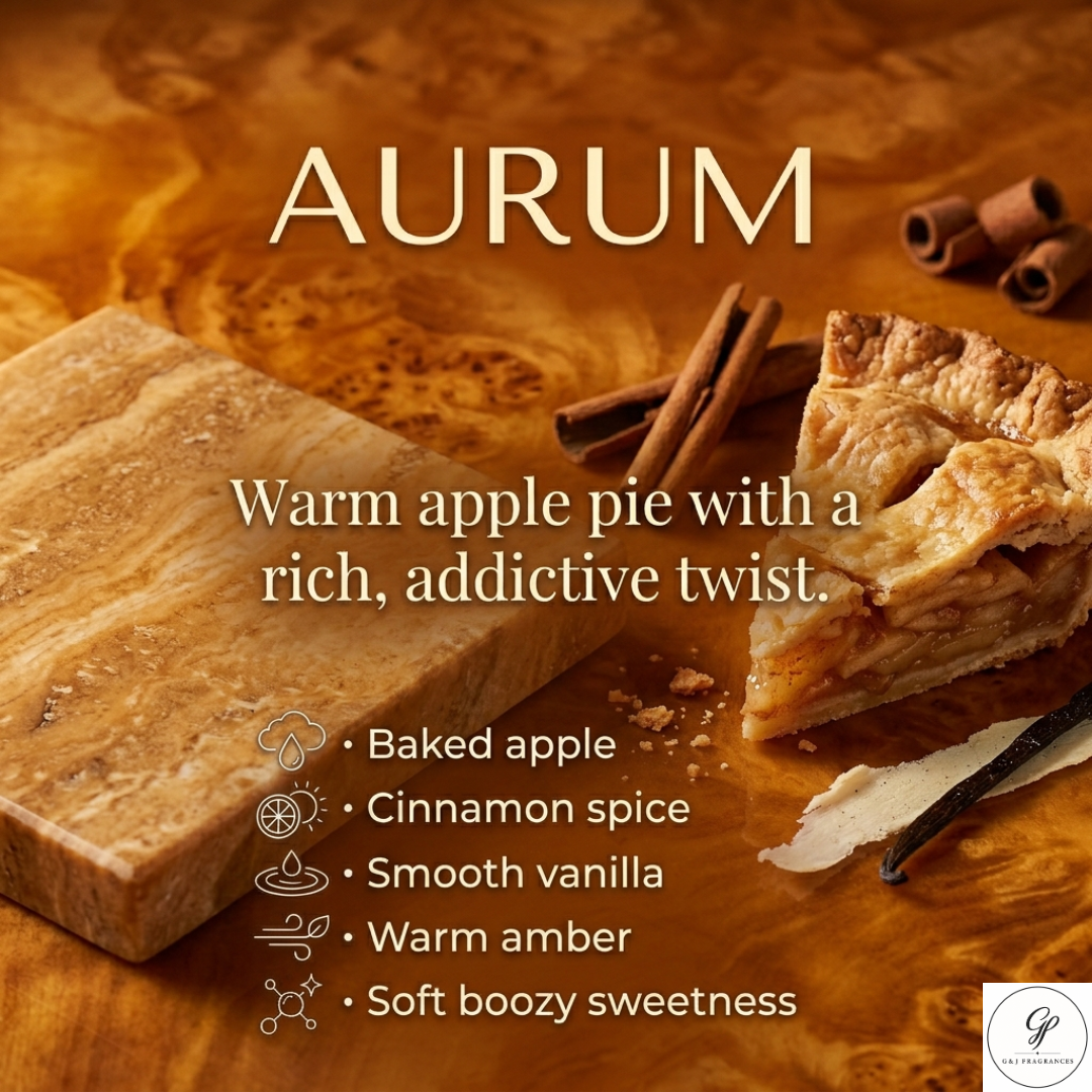 Aurum- Unisex 50ml Extrait de parfum warm boozy vanilla whiskey and cinnamon