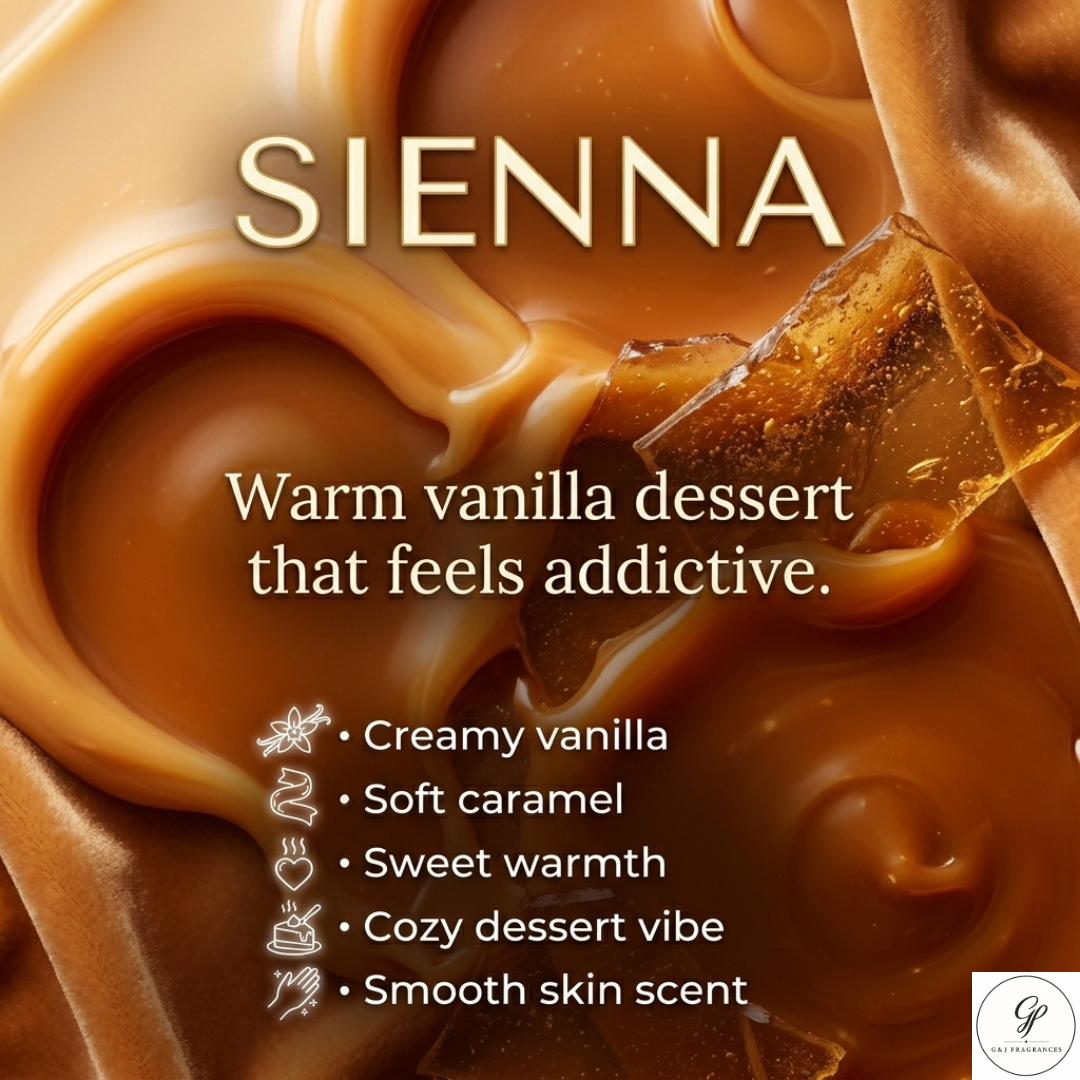 Sienna- Women's 50ml Extrait de parfum warm vanilla with caramel and mint